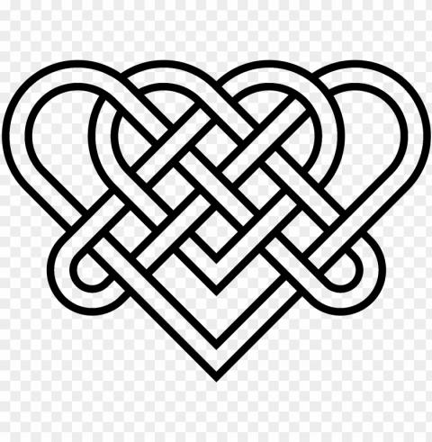 free clipart border - celtic knot heart clip art PNG for overlays