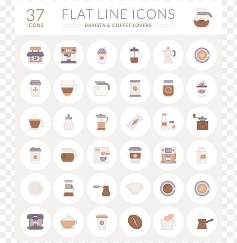 free coffee flat icon vector PNG images with transparent layer