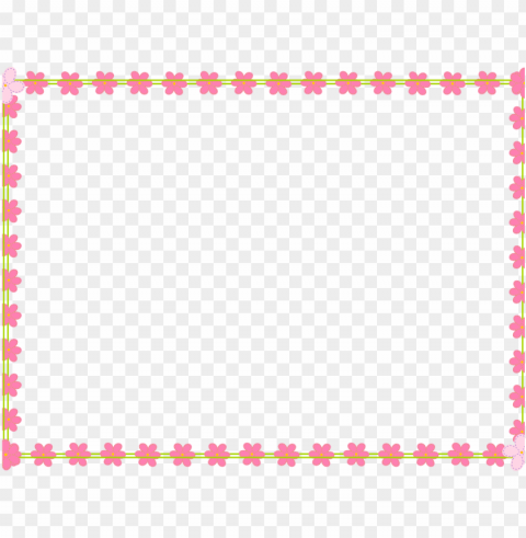 free digital flower border scrapbooking elements clipart - our 1st valentines day quotes Isolated Illustration with Clear Background PNG