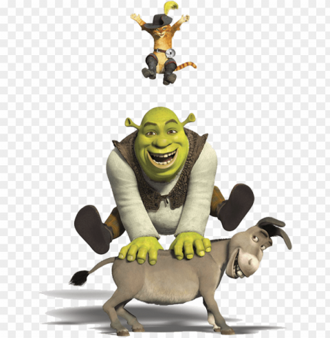 free donkey shrek - shrek the third book Transparent design PNG PNG transparent with Clear Background ID df7bf642