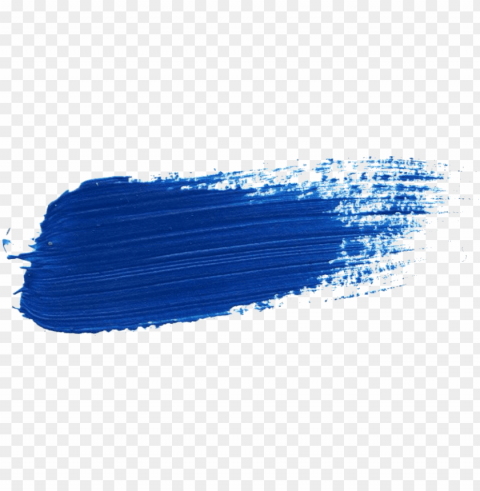 free download - blue paint brush stroke Isolated Artwork in Transparent PNG Format