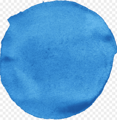 free download - blue watercolor circle Isolated Element in Clear Transparent PNG