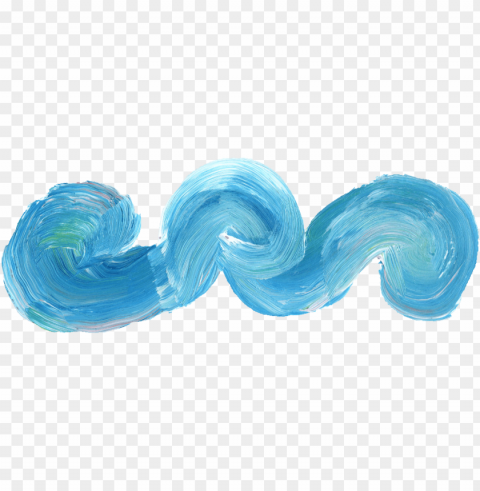 Free Download - Brush Ocean PNG Image Isolated With Transparency