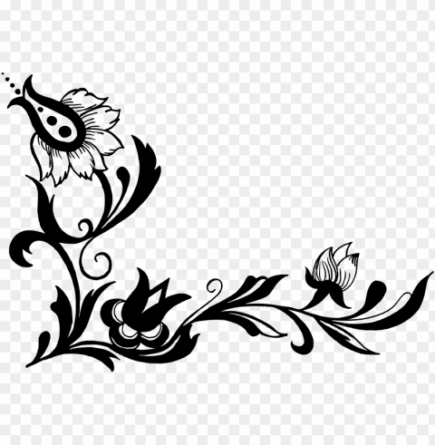 free download - clipart corner flower Isolated Item on HighResolution Transparent PNG PNG transparent with Clear Background ID 6e178c76