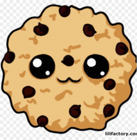free download cookie kawaii clipart chocolate chip - chocolate chip cookies cartoo Transparent PNG Isolated Item