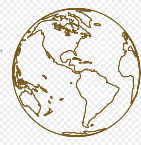 free download earth black and white clipart - brown globe clipart Isolated Element with Transparent PNG Background