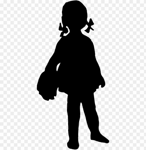 free download - girl silhouette Transparent PNG Isolated Illustrative Element