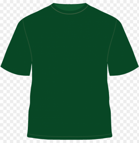 free download green t shirt template clipart t-shirt - dark green t shirt front and back PNG for web design