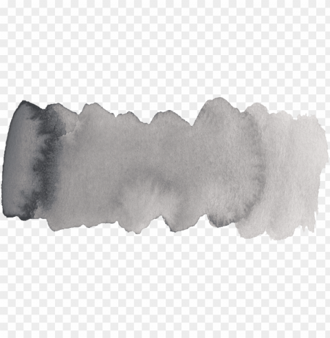 free download - grey watercolor brush Transparent PNG Isolation of Item