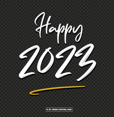 free download happy 2023 PNG Image Isolated with Transparency