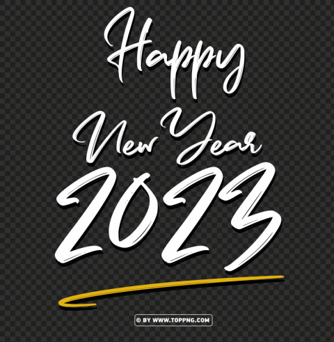 Free Download Happy New Year 2023 PNG Transparent Stock Images