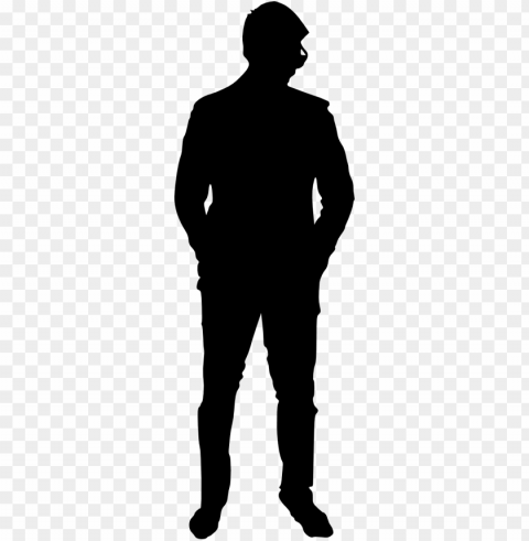 free download - man silhouette no PNG Graphic Isolated on Clear Background Detail