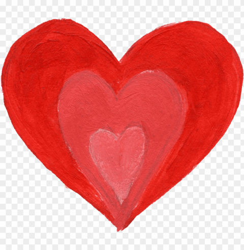 free download - painted heart transparent PNG images without BG