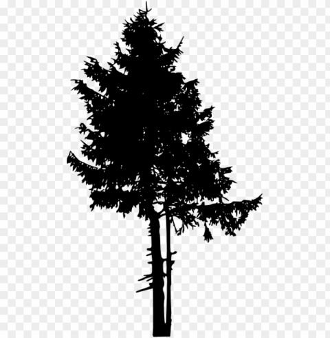 free download - pine trees silhouette PNG images with transparent layer