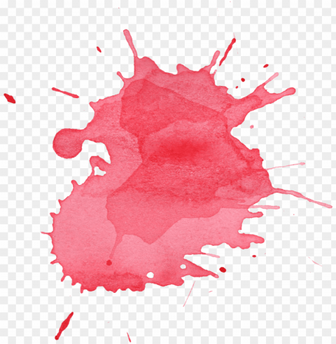 free download - red color splash PNG Image with Isolated Icon