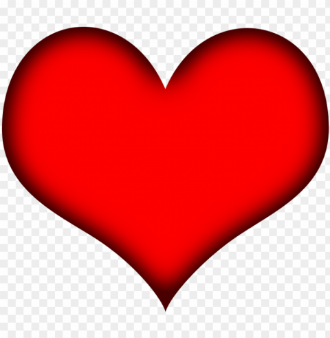 Free Download Stylish 3d Valentine Heart Red Color - Heart PNG Pics With Alpha Channel