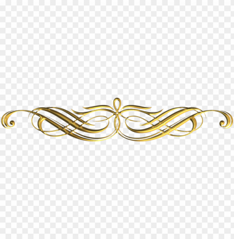 free download decorative lines clipart - decorative gold line Isolated Character in Transparent Background PNG