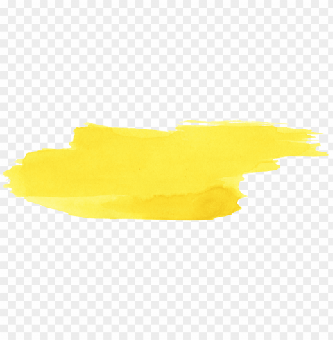 free download - yellow brush stroke Clear Background PNG Isolation