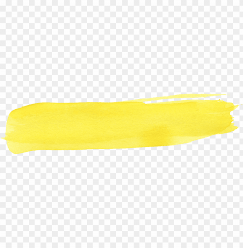 Free Download - Yellow Paint Stroke PNG Images With No Watermark