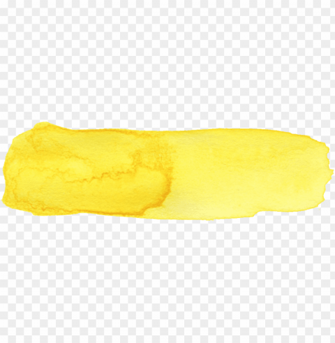 free download - yellow watercolor brush stroke PNG images with no background necessary
