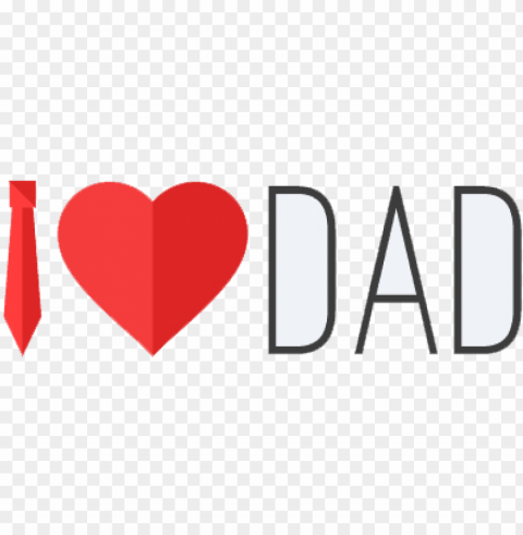 free fathers day - heart Clear Background PNG Isolated Graphic