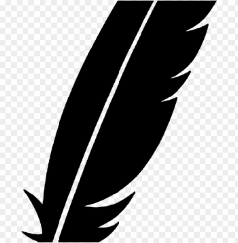 free feather clip art feather silhouette sticker free - indian feather silhouette PNG images with no background essential