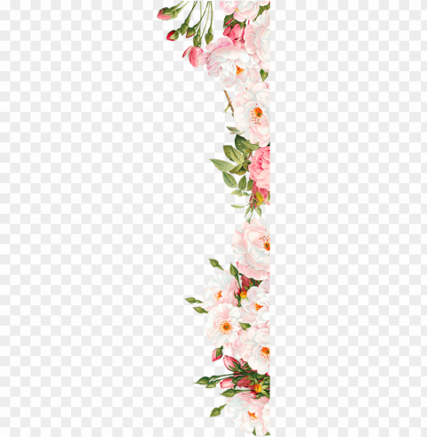 free flowers border image - wedding invitation flowers Isolated Character in Clear Background PNG PNG transparent with Clear Background ID b8dbfceb