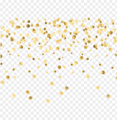 free gold confetti transparent vector - 1200 x 300 banner Clear background PNG graphics