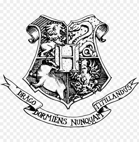 free gryffindor logo - hogwarts crest no background HighQuality Transparent PNG Isolated Object