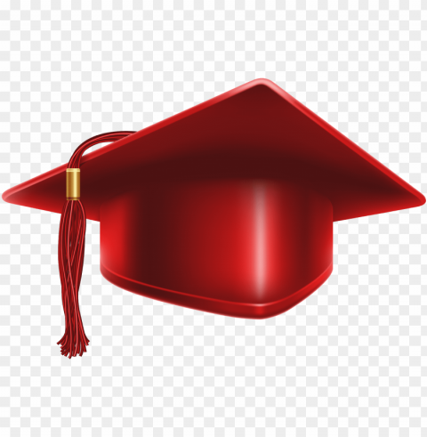 free icons - red graduation cap Isolated Design in Transparent Background PNG
