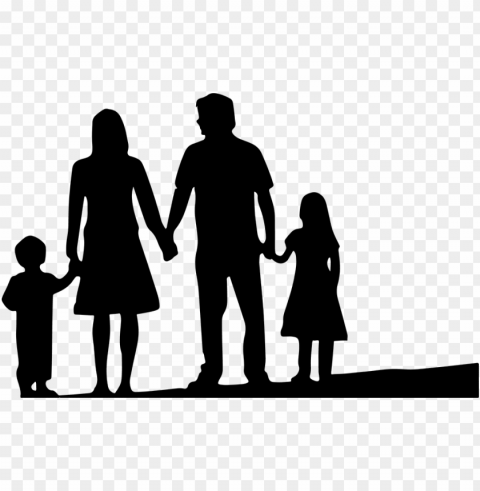 free on pixabay vector transparent download - silhouette family PNG images with no background comprehensive set