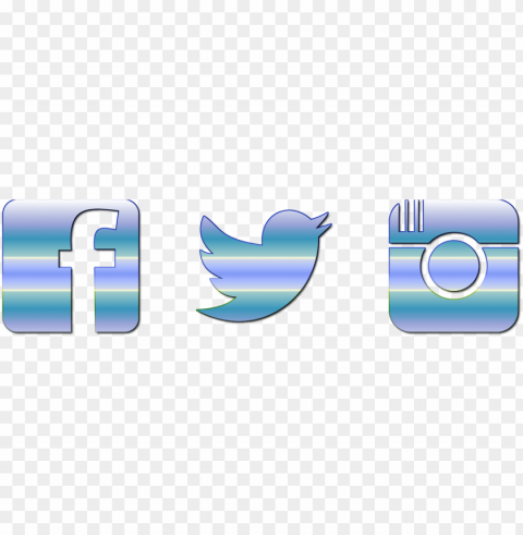 free instagram twitter - facebook twitter instagram icons Isolated Artwork on Transparent Background PNG