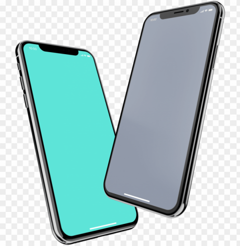 free iphone x mockup pack in two colors - iphone x mockup free PNG Image with Transparent Isolation