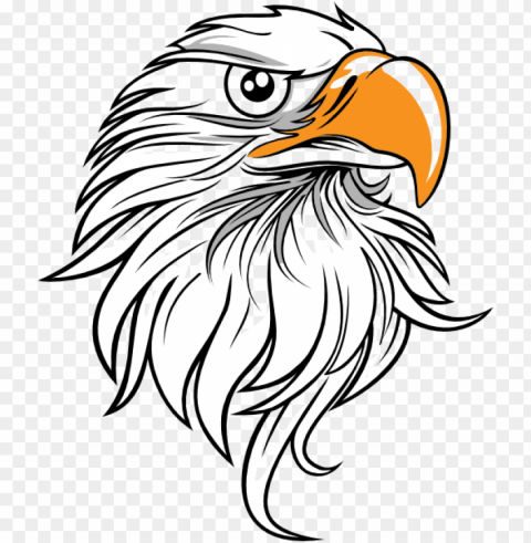 free library bald eagle head clipart - eagle head vector Clear PNG