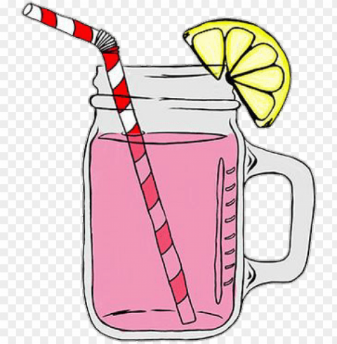 Free Library Lemonade Transparent Tumblr - Pink Lemonade Clipart Clear Background PNG Isolated Design