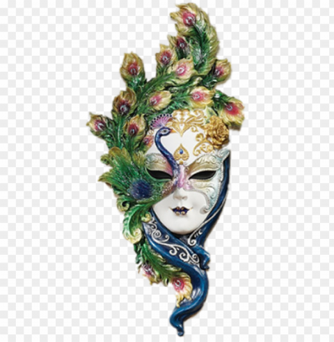 free mascaras de teatro - design toscano mask of venice wall sculpture peacock PNG Image with Isolated Icon