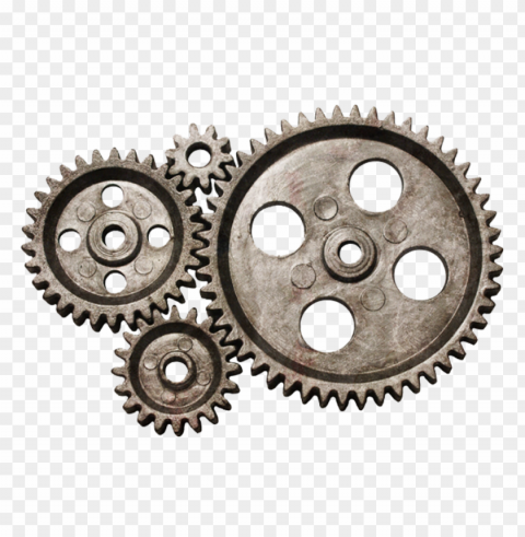 free mechanical industrial metal gears PNG Image with Transparent Isolated Graphic Element