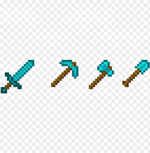 free minecraft wallpaper diamond tools - minecraft tools pixel art PNG high quality PNG transparent with Clear Background ID 6c5a49c1