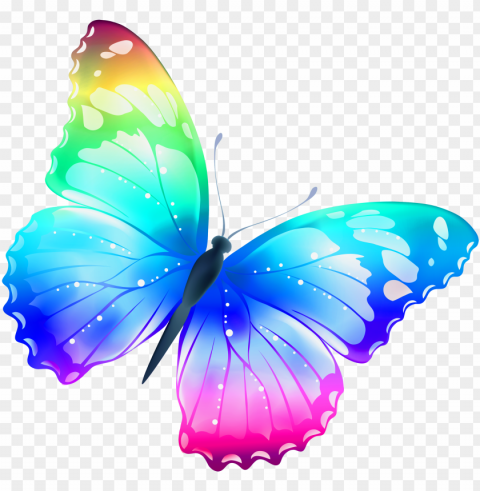 free pictures of butterflies - dibujos de mariposas a color PNG Image with Transparent Cutout