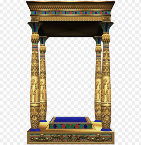 free 3d egyptian architecture images - egyptian column art Transparent PNG graphics complete archive