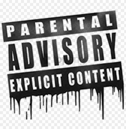 free advisory images transparent - parental advisory transparent logo PNG photo without watermark