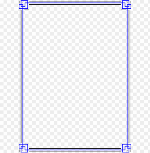 free blue border frame images transparent - free clip blue borders PNG art