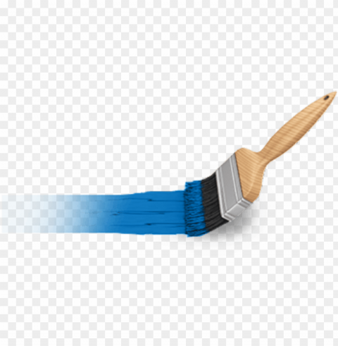 free blue paint brush images transparent - paint brush PNG for educational use