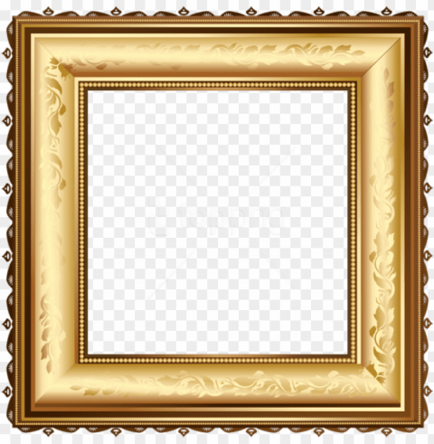 free brown and gold photo frame background - gold and brown frames Isolated Graphic Element in Transparent PNG