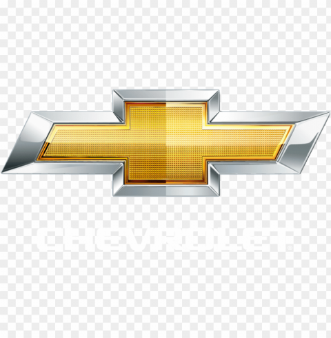free Chevrolet logo with gold and silver gradient Transparent background PNG stock
