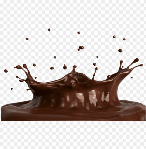 chocolate splash explosion PNG images with transparent layering