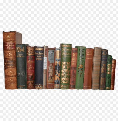 free collection of old books images transparent - books in library Isolated Graphic on HighQuality PNG