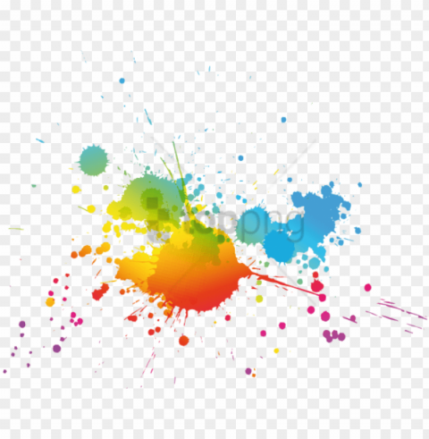 free color splash image with transparent - color splash Isolated Item with Clear Background PNG