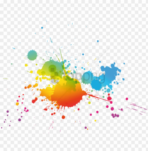 Free Color Splash Image With Transparent - Color Splash Isolated Item With Clear Background PNG