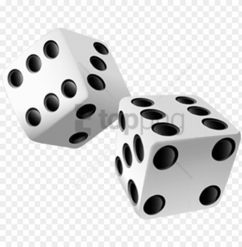 free dice pair image with background - dice Isolated Object in Transparent PNG Format